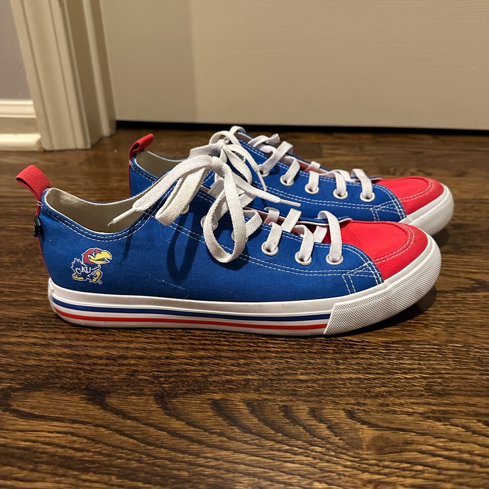 University of Kansas Skicks College Sports Teams Unisex Low Top Sneakers